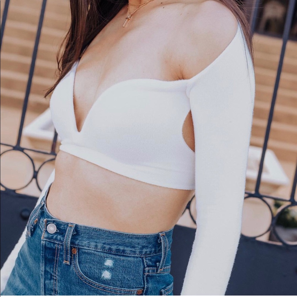 AREYOUAMI cropped top